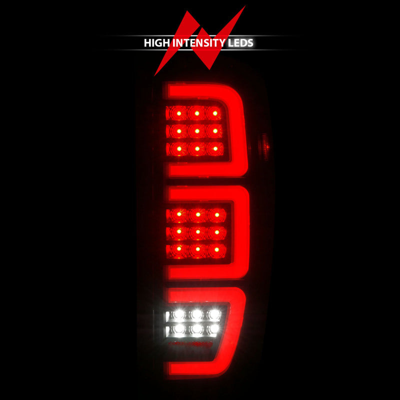 ANZO 19-23 GMC Sierra 1500/2500HD/3500HD Black Replacement Full LED Bar Tail Light 311457