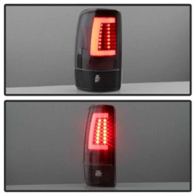 Spyder 00-06 GMC Yukon/Yukon XL V2 Light Bar LED Tail Lights - Black (ALT-YD-CD00V2-LBLED-BK) 5084149