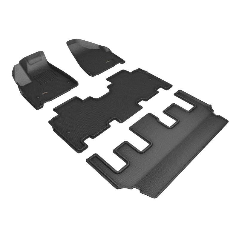 3D MAXpider 21-23 Chrysler Pacifica Pinnacle Kagu Floor Mat- Black R1 R2 R3 L1CY00801509