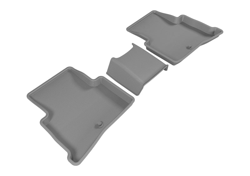 3D MAXpider 2017-2020 Kia Sportage Kagu 2nd Row Floormats - Gray L1KA04021501