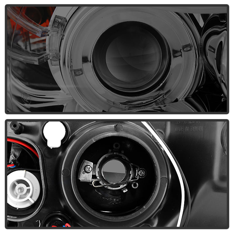 Spyder BMW E90 3-Series 06-08 Projector LED Halo Amber Reflctr Rplc Bulb Smke PRO-YD-BMWE9005-AM-SM 5009029