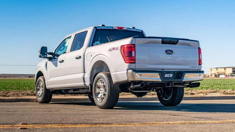 Borla F-150 2021 2.7L/3.5L 4dr CC SB EC STB Lari/King R/Plinum/LTD 3/2.25 SRE CB AK BLK CHR Tips 140864BC