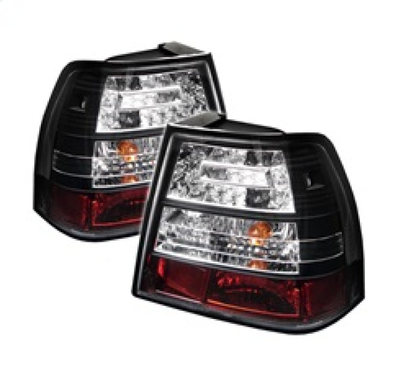 Spyder Volkswagen Jetta 99-04 LED Tail Lights Black ALT-YD-VJ99-LED-BK 5008411