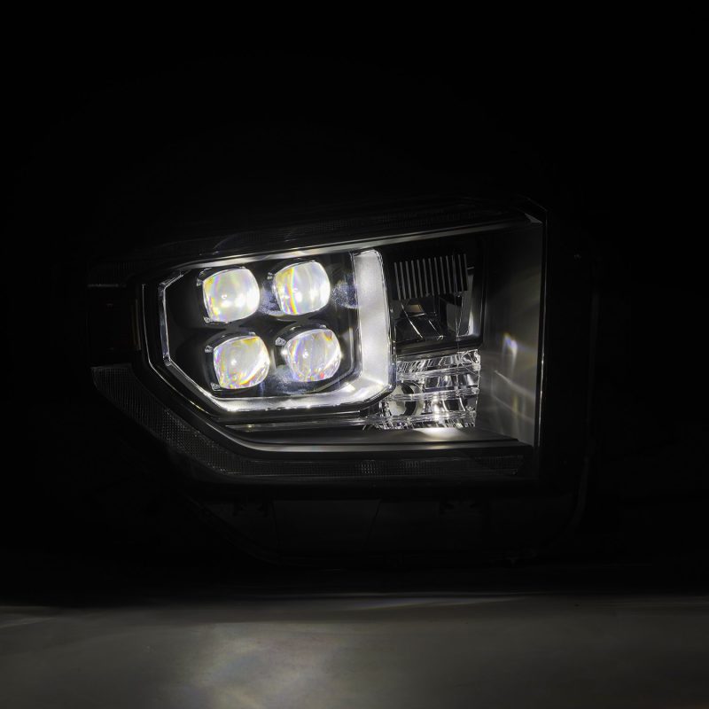 AlphaRex 14-21 Toyota Tundra NOVA-Series LED Proj Headlights Blk w/Actv Light & Seq. Sig + DRL 880833 *Discontinued