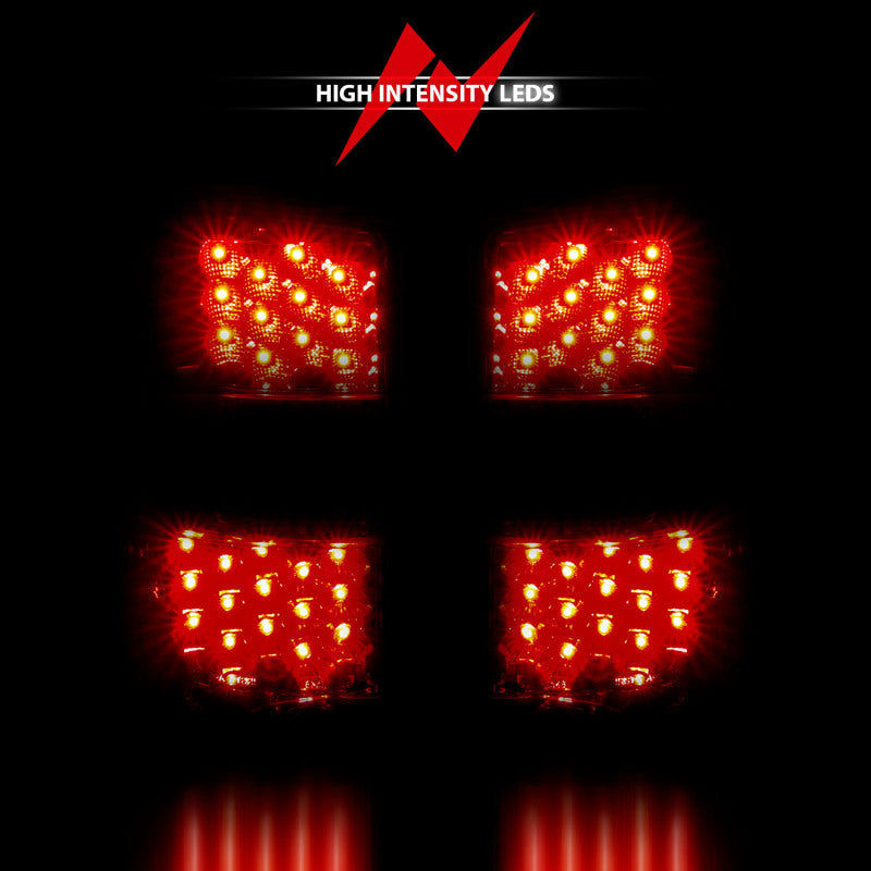Anzo 2000-2006 Chevrolet Suburban LED Taillights Red/Clear
