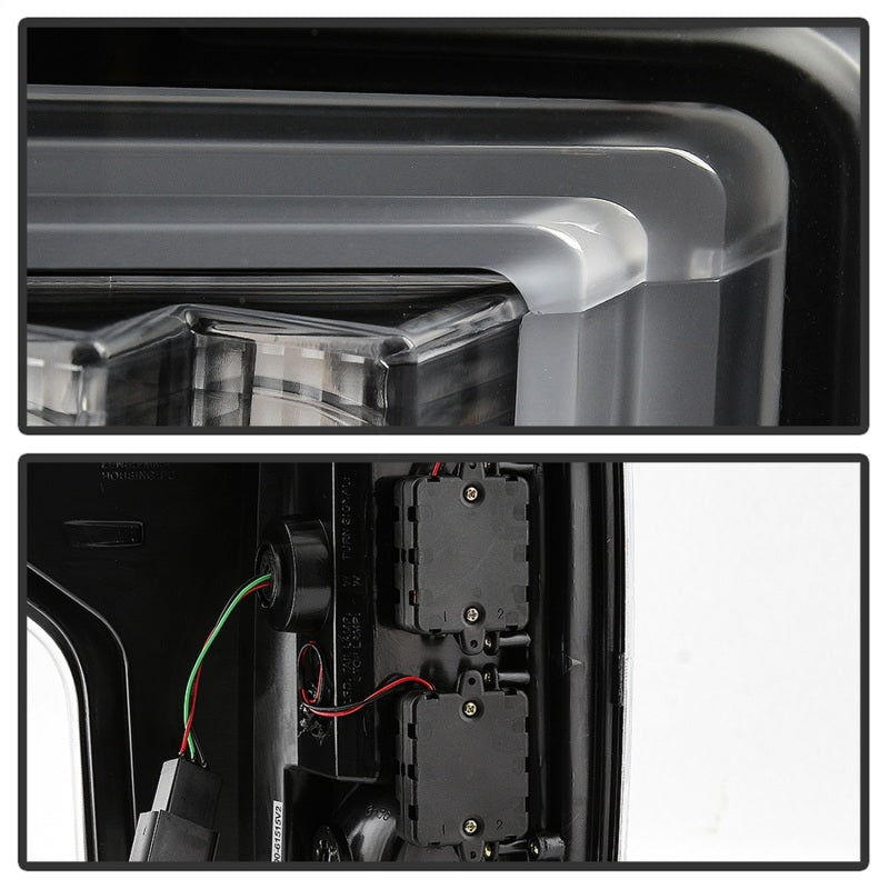 Spyder Ford F150 15-17 Light Bar LED Tail Lights (Not Compatible w/ Rear Blind Spot) - Black 5085948