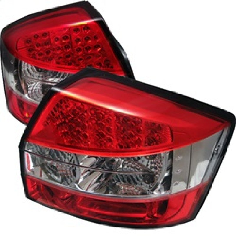 Spyder Audi A4 02-05 LED Tail Lights Red Clear ALT-YD-AA402-LED-RC 5000040