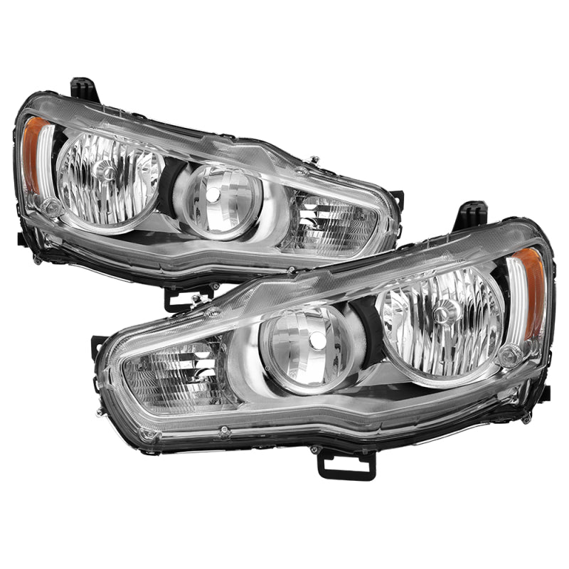 SPYDER xTune Mitsubishi Lancer 08-15 OE Style Headlights - ALL Chrome HD-JH-ML08-AM-C 9937477