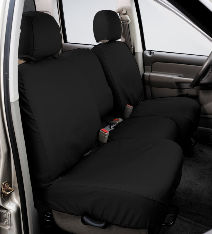 Covercraft 18-24 Jeep Wrangler JL 4 Door Polycotton SeatSaver Custom Front Row Seat Covers SS2586PCCH