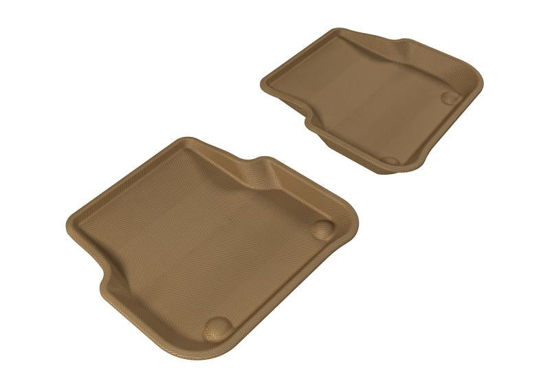 3D MAXpider 2005-2011 Audi A6/S6 Kagu 2nd Row Floormats - Tan L1AD00621502