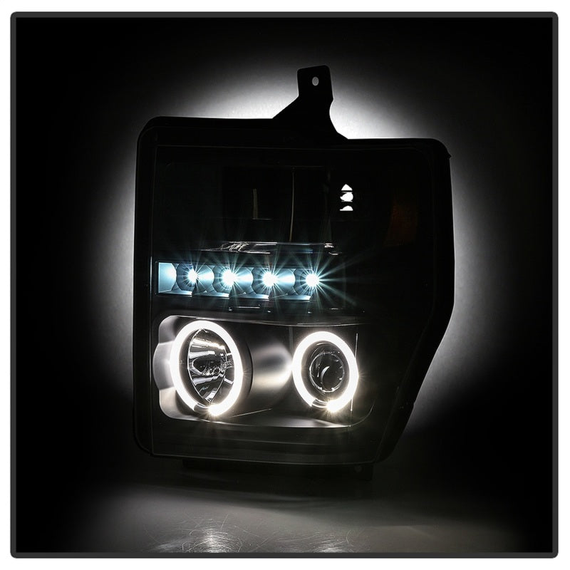 Spyder Signature Ford F250/350/450 Super Duty 08-10 Projector Headlights (PRO-YD-FS08-HL-BKV2) 5086006