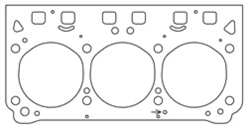 Cometic Gasket Cometic Buick 3800 Series II/III V6 .092in MLS Cylinder Head Gasket - 3.840in Bore - RHS C5721-092