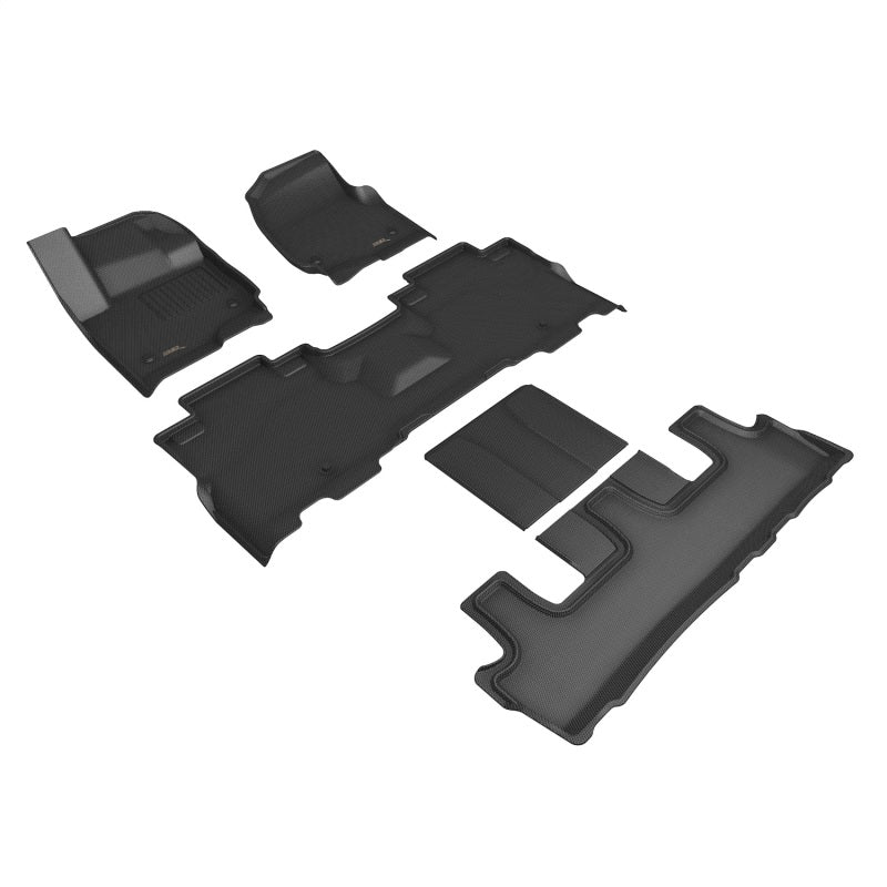 3D MAXpider 18-23 Ford Expedition Max Kagu Floor Mat- Black R1 R2 R3 L1FR14801509
