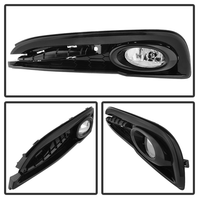 Spyder Honda Civic 2013-2014 4dr OEM Fog Light W/Switch Clear FL-HC2013-4D-C 5077745