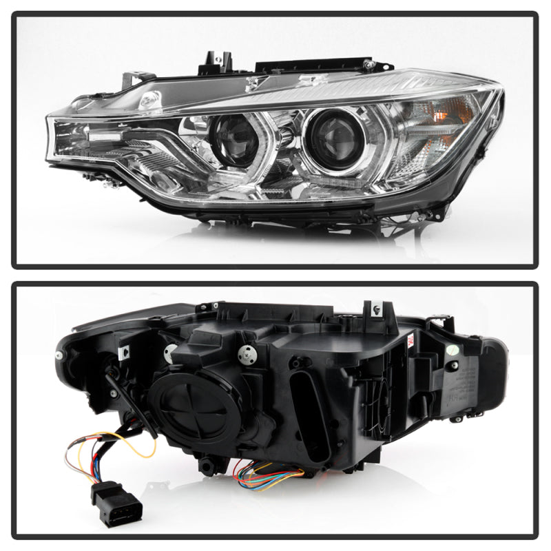 Spyder Signature BMW F30 3 Series 12-14 4DR Projector Headlights - Chrome (PRO-YD-BMWF3012-AFSHID-C) 5086822
