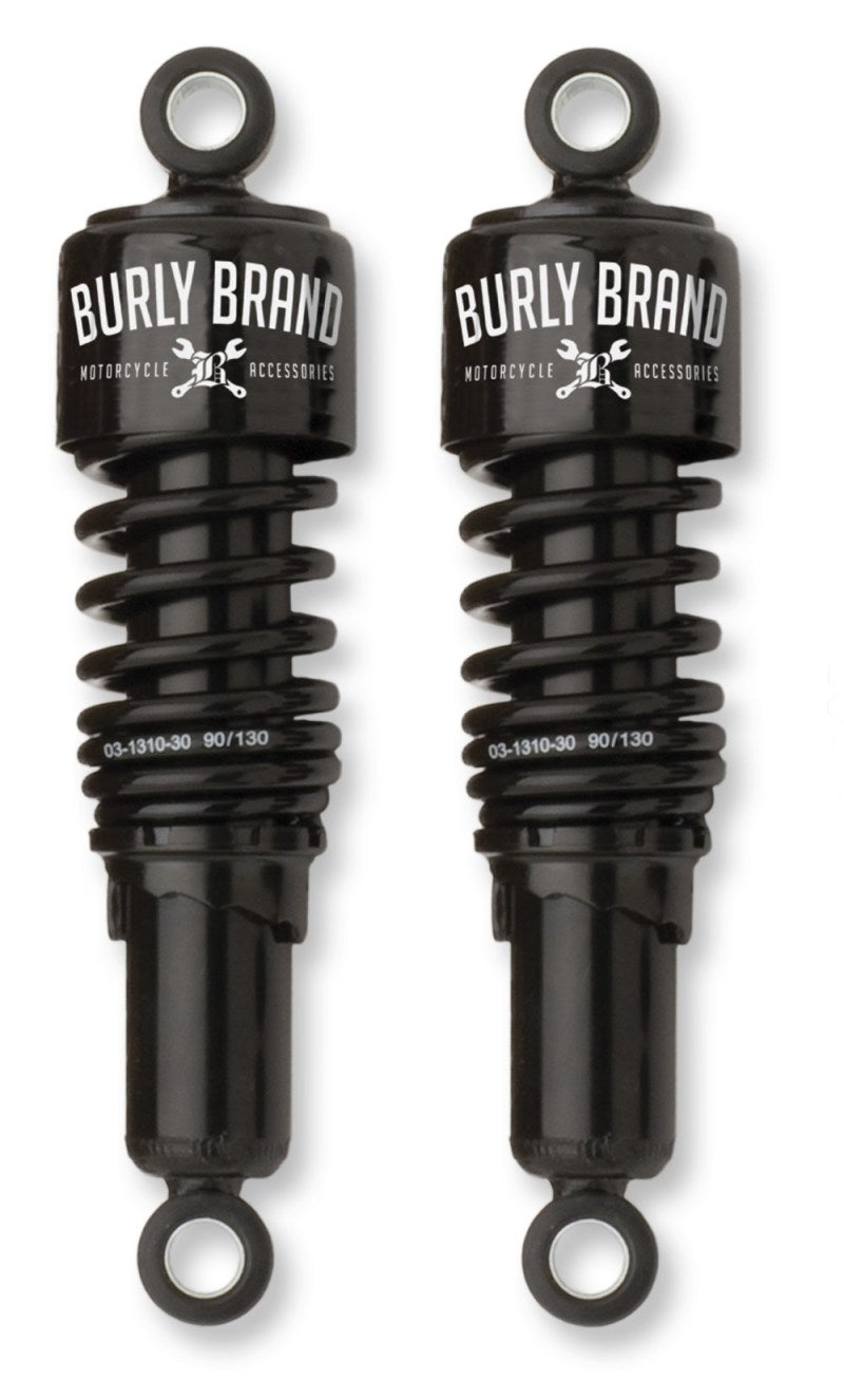 Burly Brand Shocks 10.5in Dyna - Black B28-1202B
