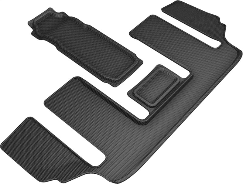 3D MAXpider 20-21 Mazda CX-9 6-Seat without 2nd Row Console Kagu 3rd Row Floormats - Black L1MZ07631509