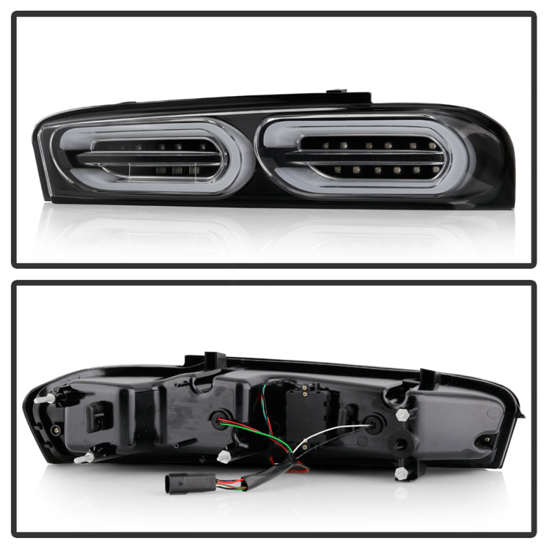 Spyder Chevy Camaro 16-18 (Do Not Fit Halogen Model) LED Tail Lights Black ALT-YD-CCAM16LED-SEQ-BK 5087232