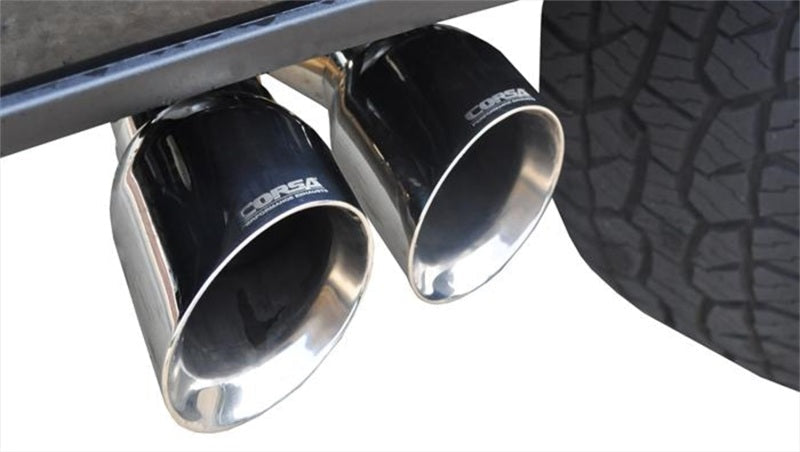 Corsa Performance 2015 Ford F-150 3.5L Ecoboost (Super Crew Cab) Polished Sport Single