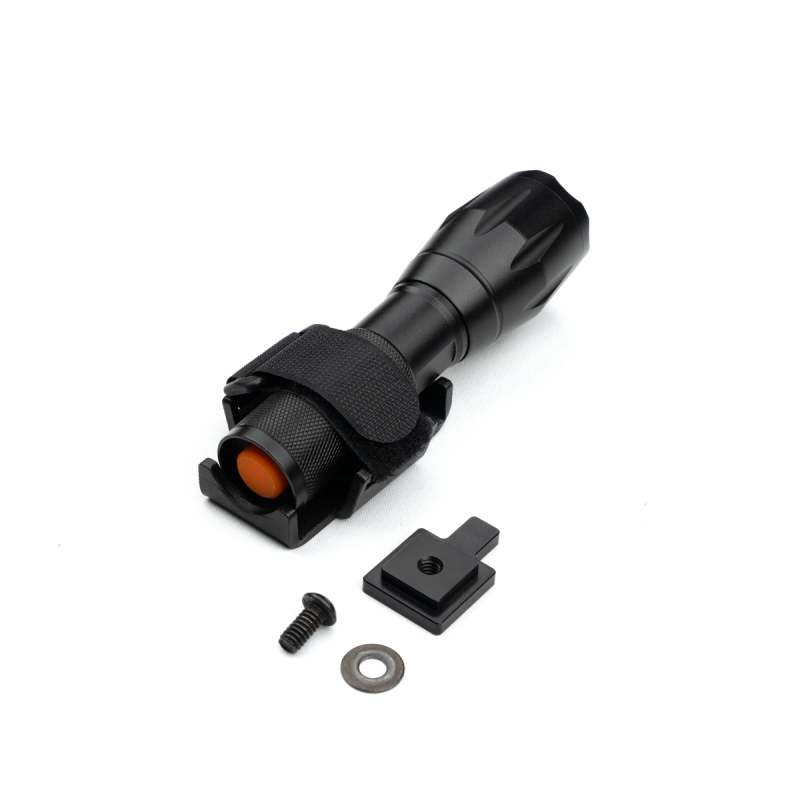 Cali Raised LED Cali Raised Molle Flashlight Holder - Holder W/ Zoomable Led Flash Light CR3947