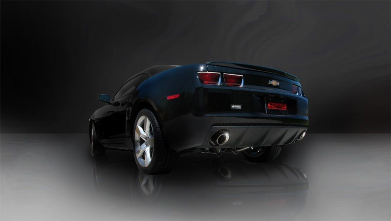 Corsa Performance 10-14 Chevrolet Camaro Coupe SS 6.2L V8 Auto Polished Sport Cat-Back