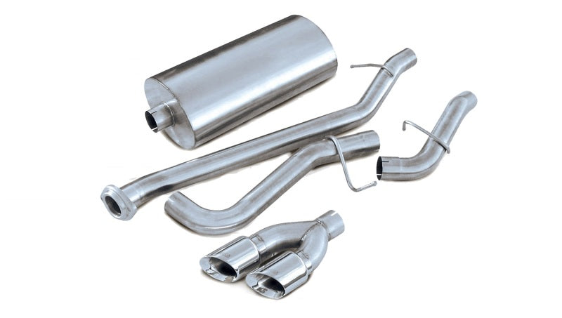 Corsa Performance 02-06 Chevrolet Tahoe 5.3L V8 Polished Sport Cat-Back Exhaust