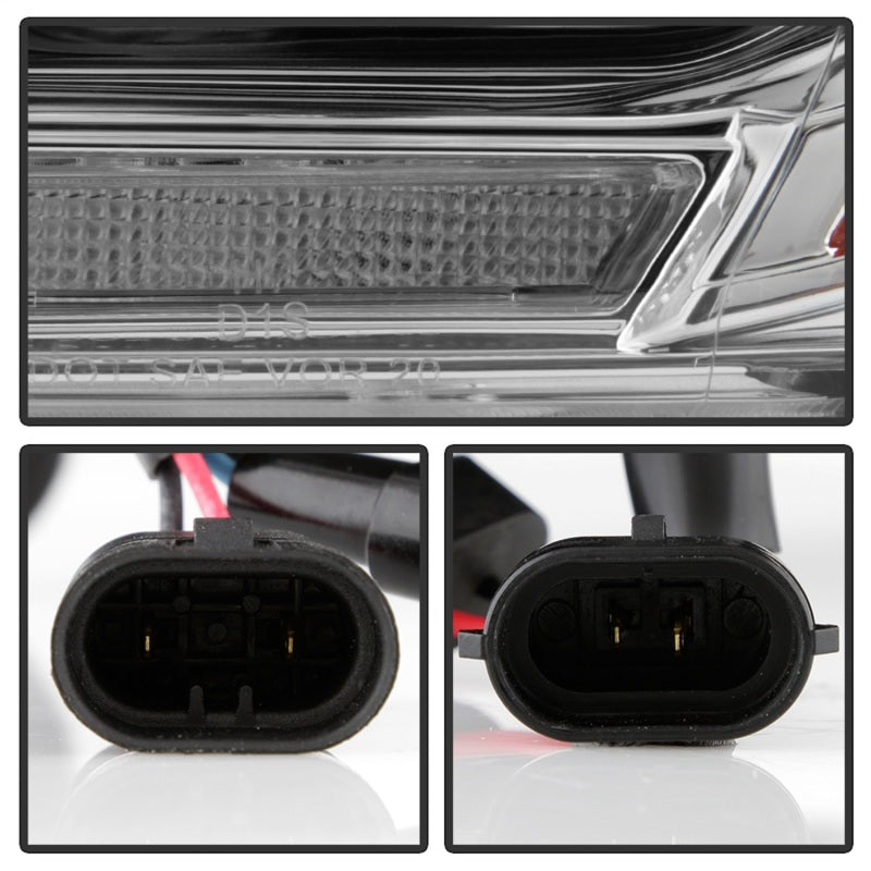 Spyder Dodge Durango 11-13 Halogen Model Only Projector Headlights - Chrome PRO-YD-DDU11SI-C 5088277