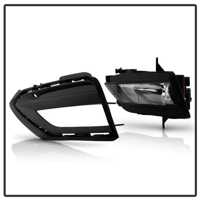Spyder VW Golf 18-20 OEM Style Fog Lights w/Universal Switch - Clear (FL-VG2018-C) 5087157