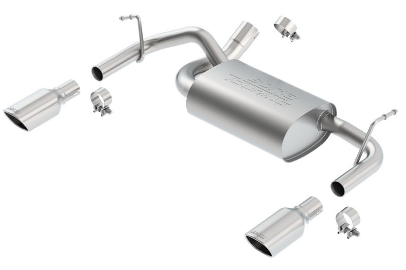 Borla 12-16 Jeep Wrangler 3.6L AT/MT 4WD Single Split Rr Exit Touring Exhaust (rear section only) 11834