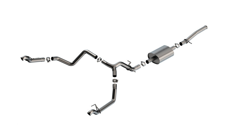 Borla 2023 GMC Sierra 1500(Non-USDM) 5.3L V8 AT 2/4WD 2DR REG CAB WB126 3in S-Type Catback Exhaust 140932