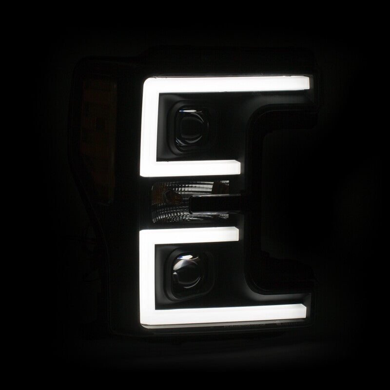 Anzo LED Headlights 17-18 Ford F-250 Projector Plank-Style