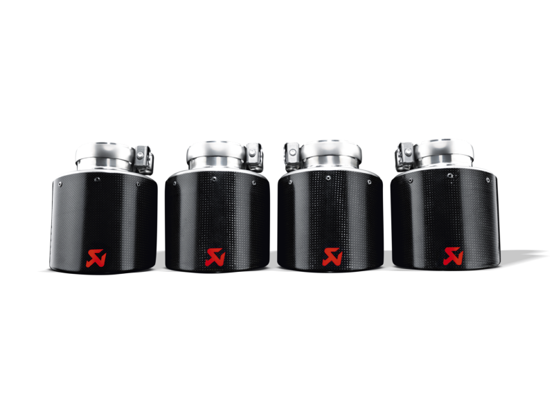 Akrapovic 06-13 Chevrolet Corvette ZO6/ZR1 (C6) Tail Pipe Set (Carbon 125 mm) TP-NIR35C