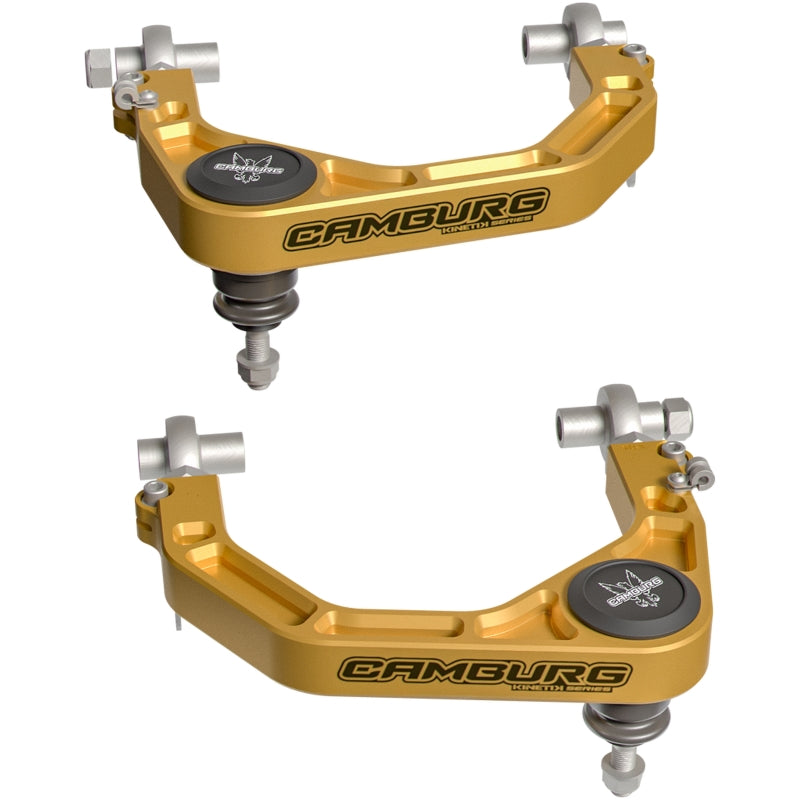 Camburg 2024 Toyota Tacoma 2WD/4WD KINETIK V2 Performance Billet X-Joint XL Upper Arms (GOLD) CAM-310277-GLD