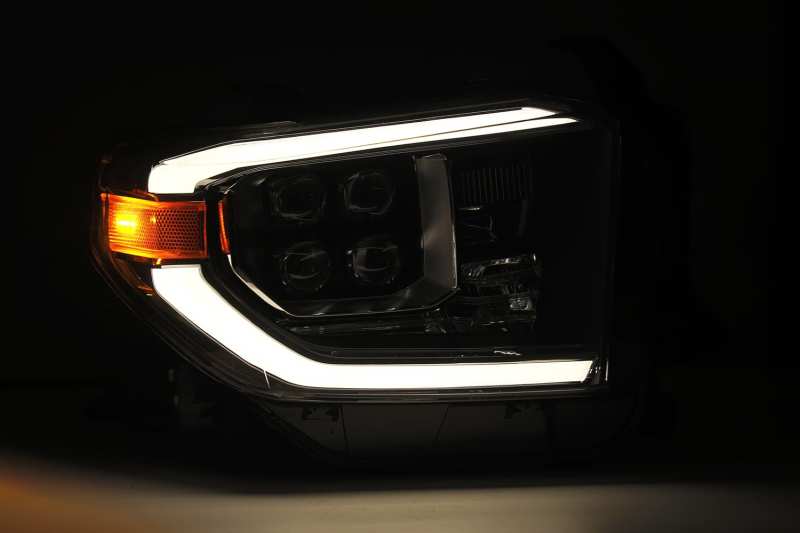 AlphaRex 14-20 Toyota Tundra NOVA LED Projector Headlight Plank Style Alpha Black w/Activation Light 880728 *Discontinued