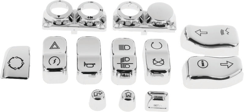 Bikers Choice Chr Key Caps 16-Flhtcu 483318