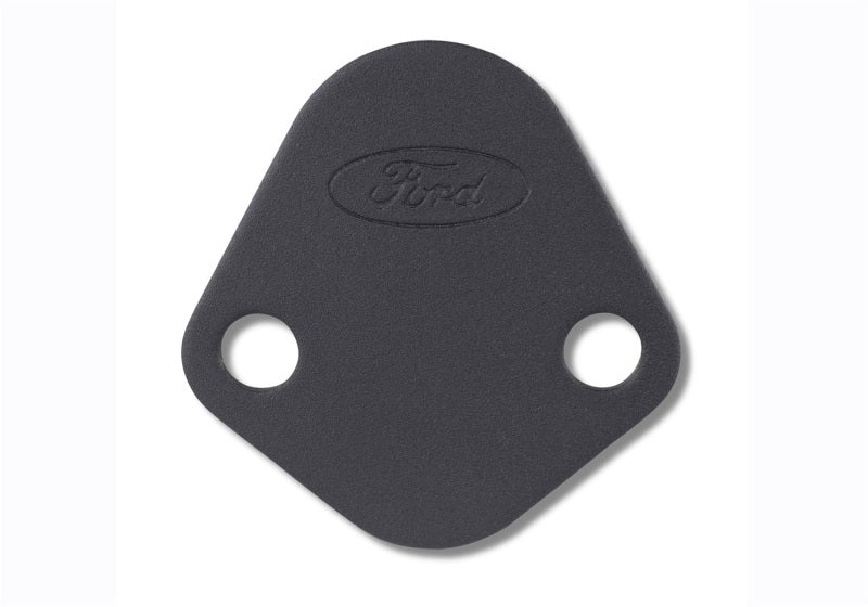 Ford Fuel Pump Block-Off Plate Black w/Ford Logo FRD302-291