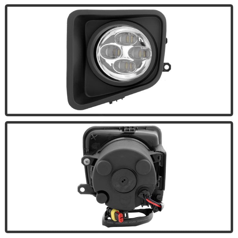 Spyder Toyota Tundra 2014-2016 Daytime DRL LED Running Fog Lights w/Switch Clear FL-DRL-TTU14-C 9031540