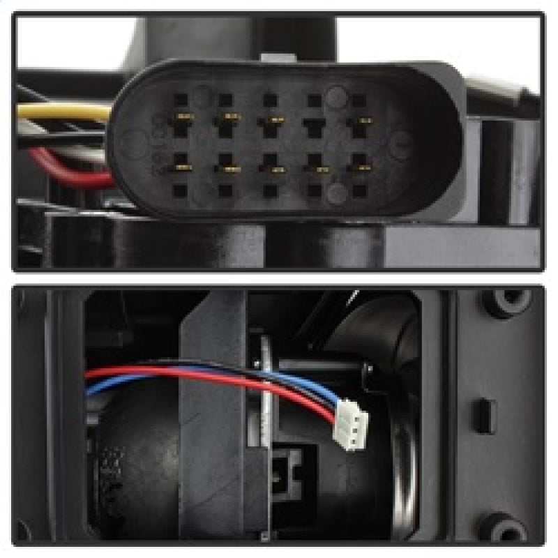 Spyder Volkswagen GTI 06-09/Jetta 06-09 Halogen Model Only - DRL Black PRO-YD-VG06-DRL-BK 5017505