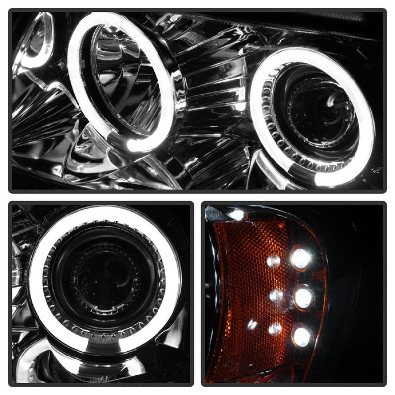 Spyder Jeep Grand Cherokee 99-04 Projector Headlights LED Halo LED Chrm - PRO-YD-JGC99-HL-C 5011152