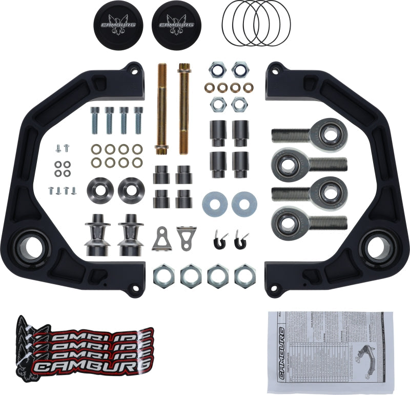 Camburg Toyota 22-23 Landcruiser 300 / 22-23 LX600 KINETIK V2 Perf Billet Uniball Upper Arms CAM-310194-GRY