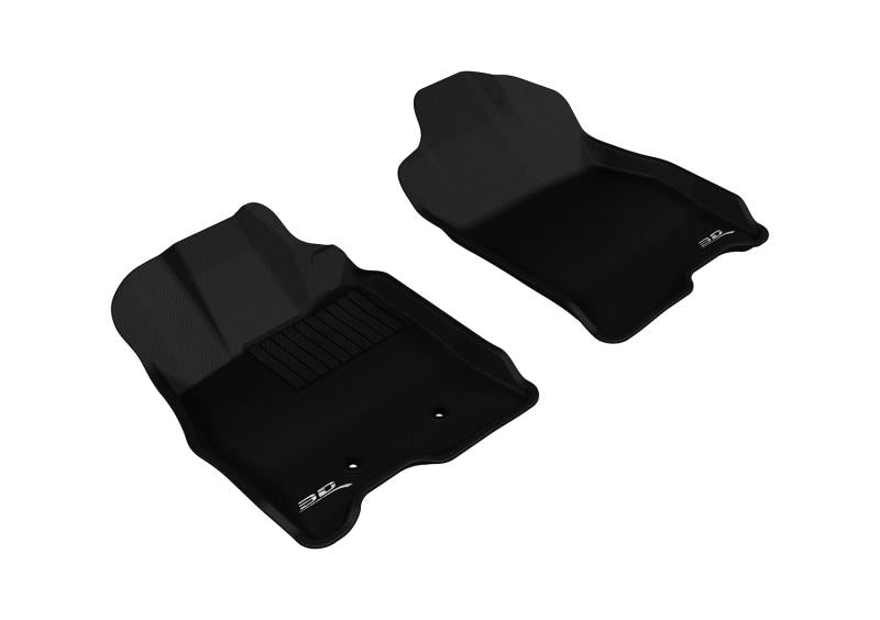 3D MAXpider 2006-2011 Buick Lucerne Kagu 1st Row Floormat - Black L1BC01711509