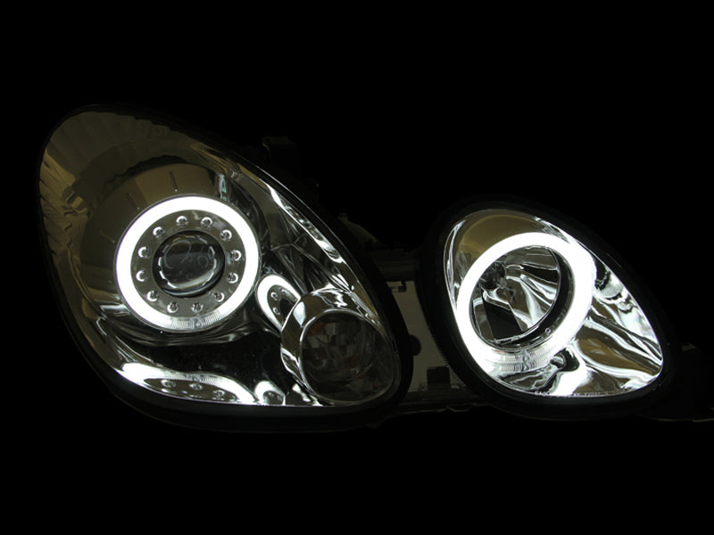 Anzo 1998-2005 Lexus Gs300 Projector Headlights w/ Halo Chrome