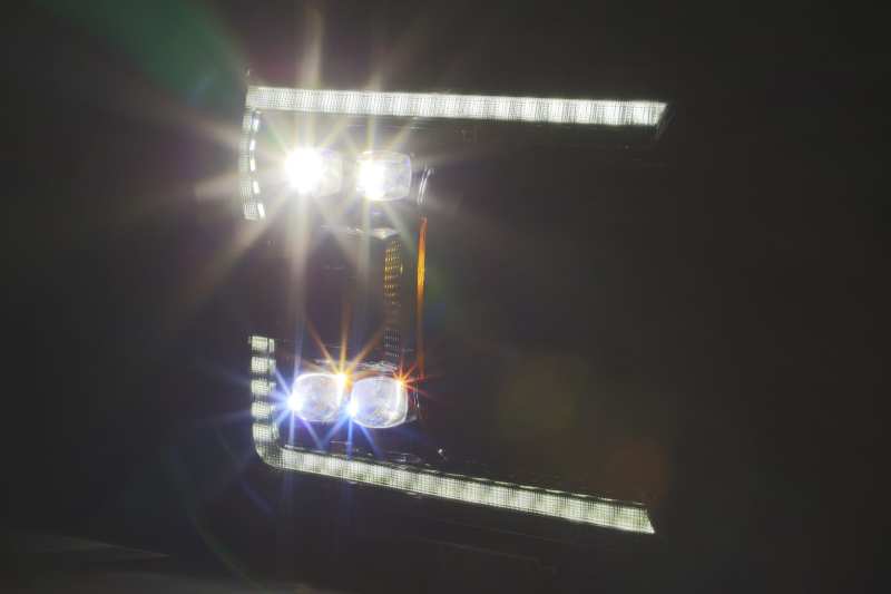AlphaRex 18-20 Ford F-150 NOVA LED Proj Headlight Plank Style Alpha Blk w/Activ Light/Seq Signal/DRL 880165 *Discontinued