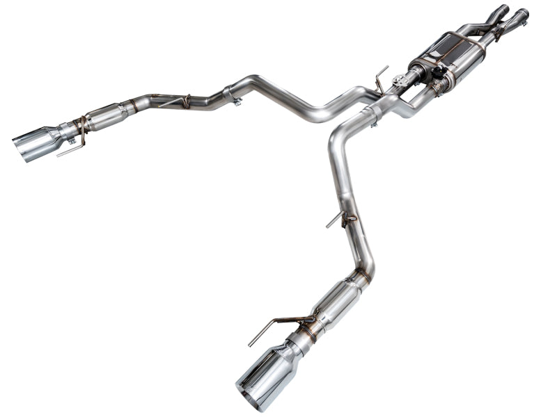 AWE Tuning AWE Gen 3 Raptor SwitchPath Exhaust  - Chrome Silver Tips 3025-32356
