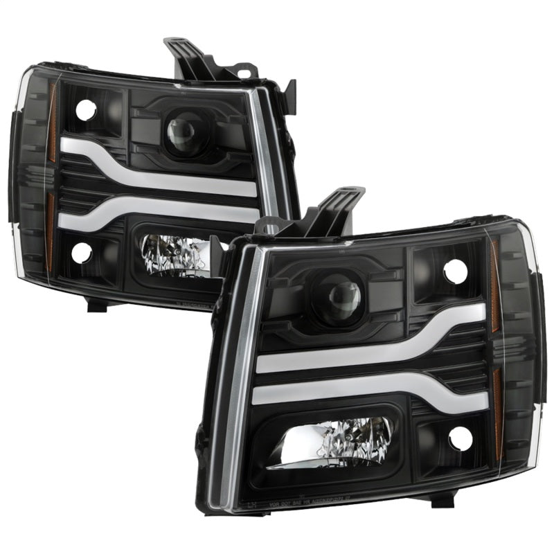 Spyder Chevy Silverado 1500 07-13/2500HD/3500HD 07-14 LED Black PRO-YD-CS07V3PL-BK 5087614