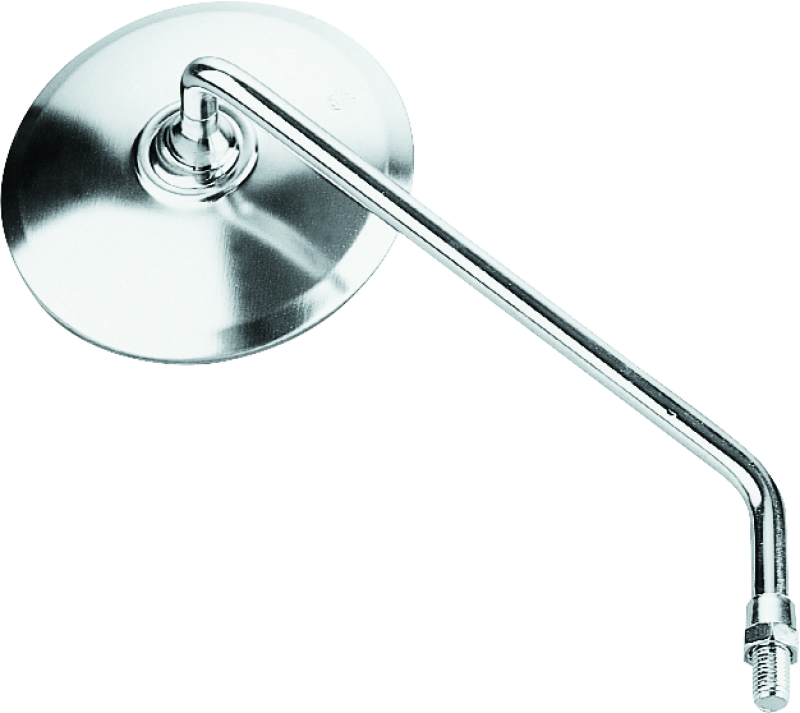 BikeMaster Round Mirror 10mm Left - Stainless 600071
