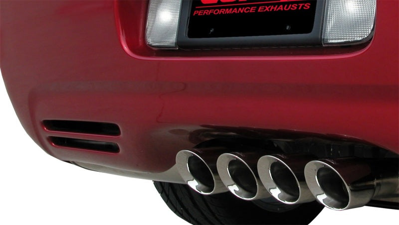 Corsa Performance 97-04 Chevrolet Corvette C5 Z06 5.7L V8 Polished Sport Axle-Back Exhau