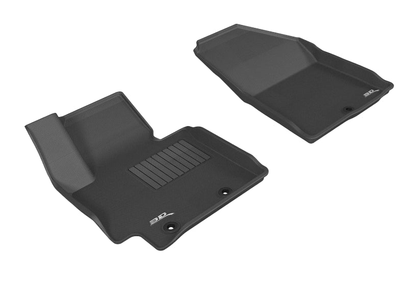3D MAXpider 2014-2019 Kia Soul Kagu 1st Row Floormat - Black L1KA02011509