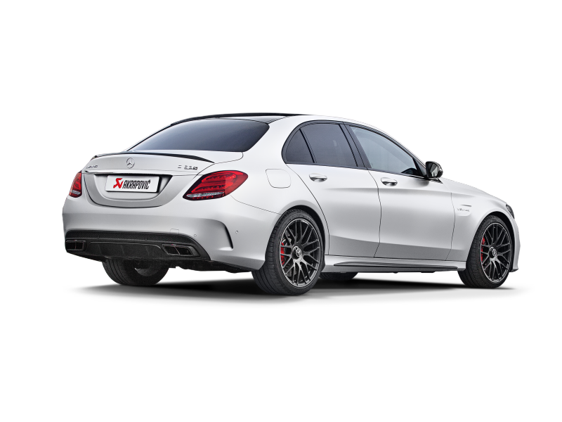 Akrapovic 15-17 AMG C63 Estate Evolution Line Cat Back (Titanium) w/ Carbon Tips (Req. Link Pipe) MTP-ME/T/2H/1