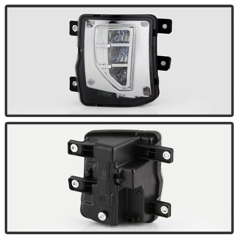 Spyder 16-18 Chevy Silverado 1500 OEM Style Full LED Fog Light w/Switch - Clear (FL-CSIL16-LED-C) 9043215